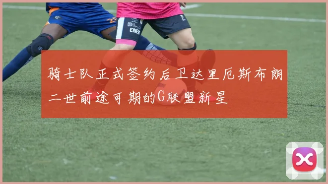 骑士队正式签约后卫达里厄斯布朗二世前途可期的G联盟新星